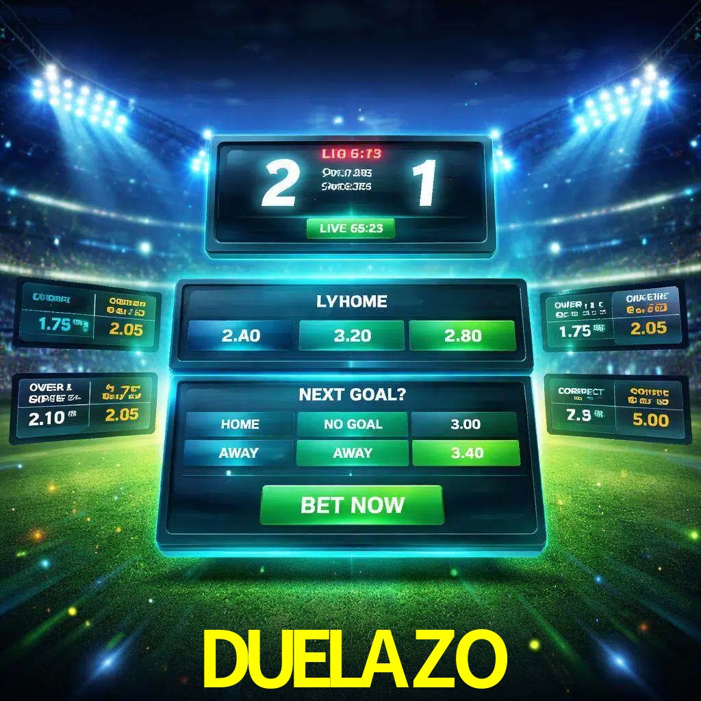 Vista de apuestas en vivo DUELAZO durante un partido en curso
